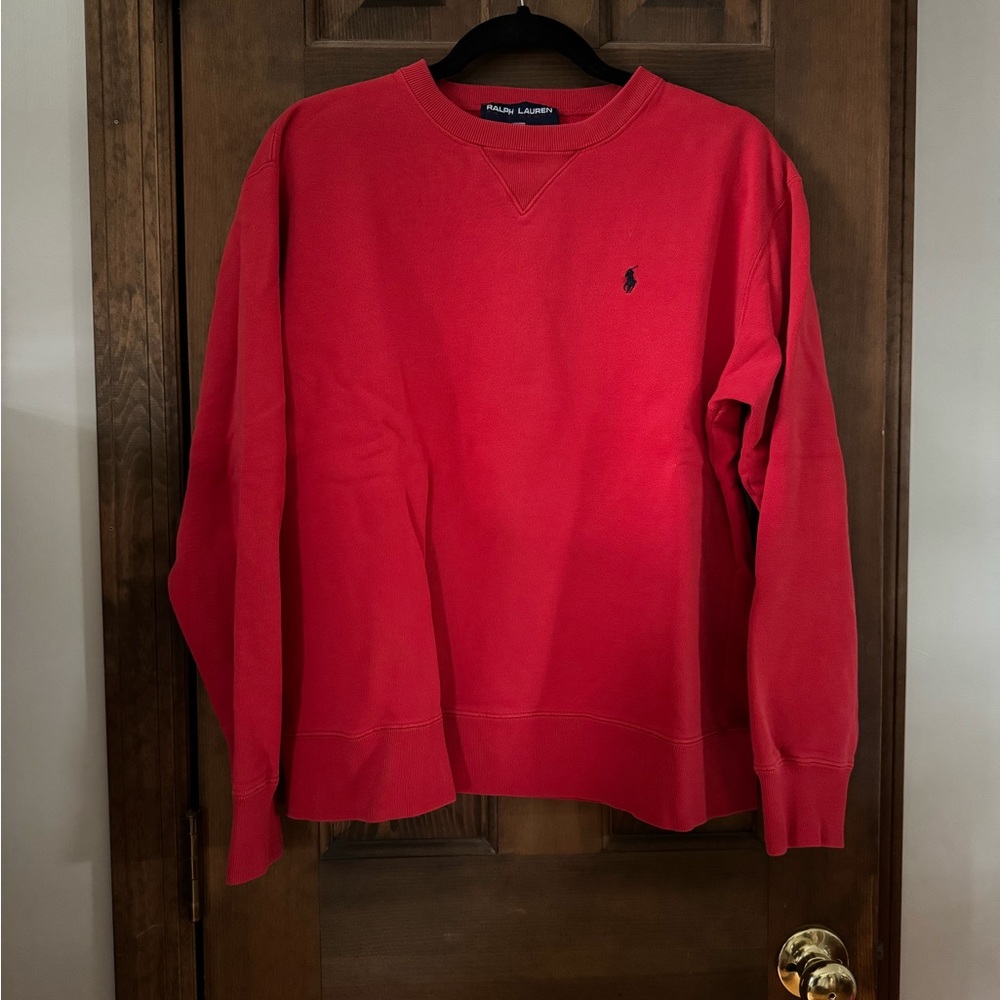 Ralph Lauren Red Crewneck Sweatshirt